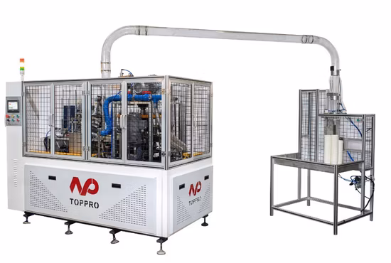 Máquina para fazer copos de papel de alta velocidade com alta eficiência e melhor preço