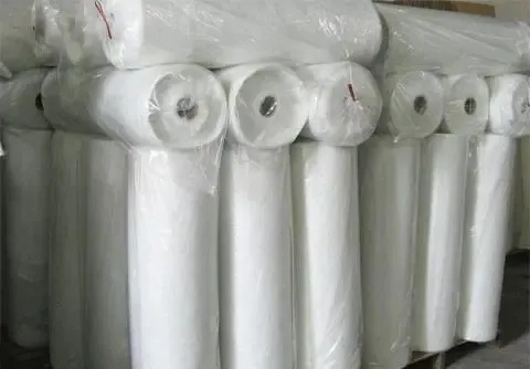 Véu de fibra de vidro de material de construção para produção de espuma de vidro